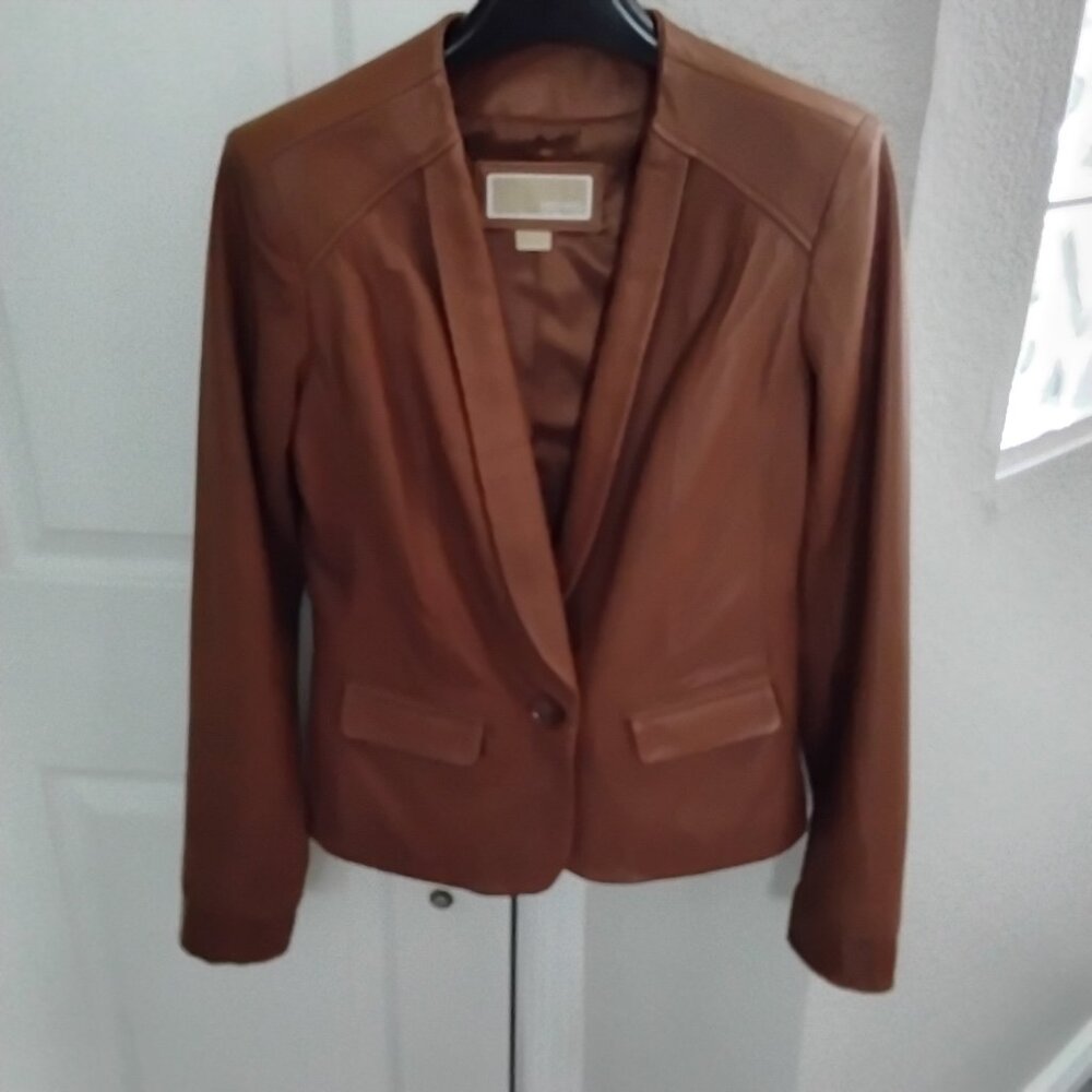 MICHAEL KORS LEATHER JACKET